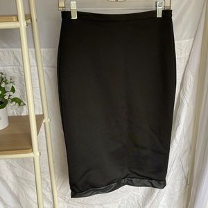 Bar III Black Skirt
